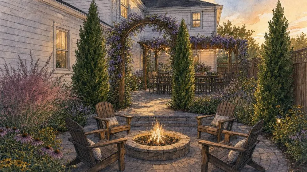 Backyard garden plan