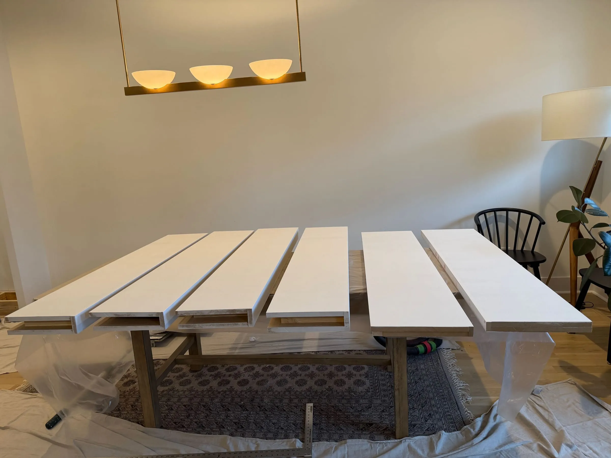 Shelf sliding over wooden cleat